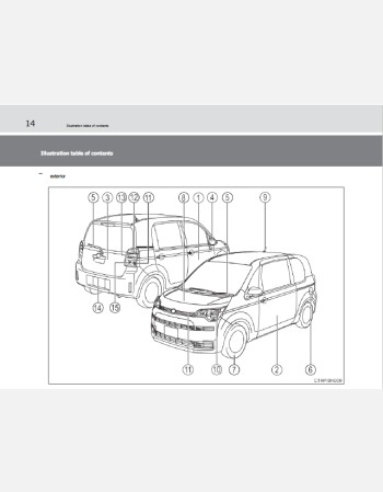 toyota spade 2016-2017 owners manual in english